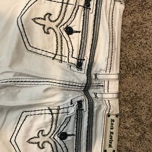 ROCK REVIVAL white capris
